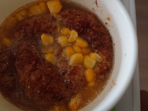 たこ焼きで簡単コーンスープ